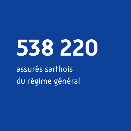 538 000 assurés sarthois du régime général