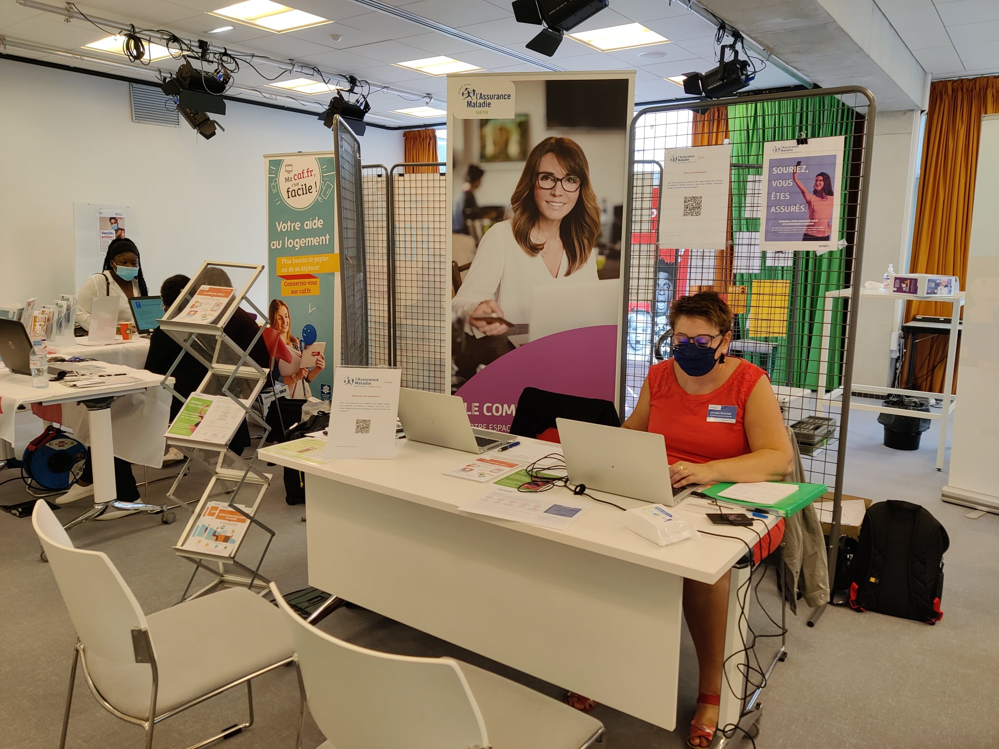 Rentrée 2021 : la CPAM de la Sarthe accompagne les étudiants de Le Mans Université pour leurs démarches de couverture santé.