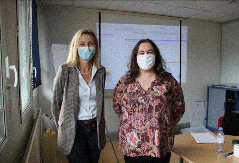 Photo de Corinne RENOU et de Sandrine BRUNIER