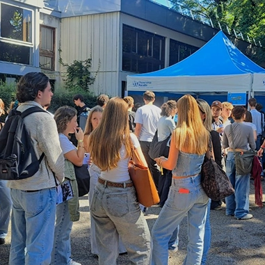 Étudiants participants au bus Mes Tips Santé