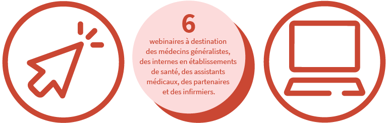 6 webinaires à destination des médecins généralistes, des internes en établissements de santé, des assistants médicaux, des partenaires et des infirmiers.
                            90,1 % de médicaments génériques délivrés.