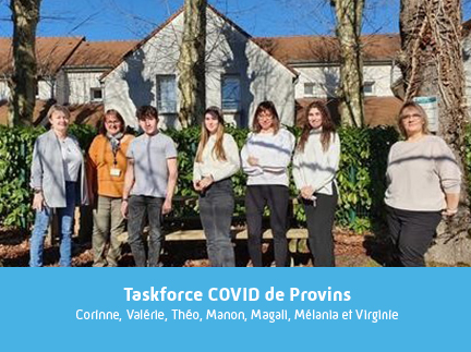 Photo de groupe de la Task Force de Provins