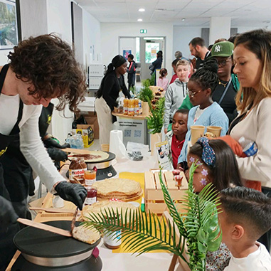 stand de crêpes au Family day