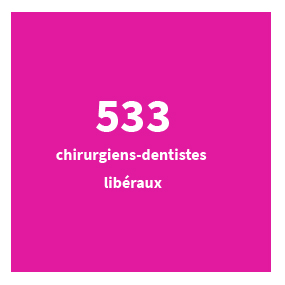 533 chirurgiens-dentistes libéraux