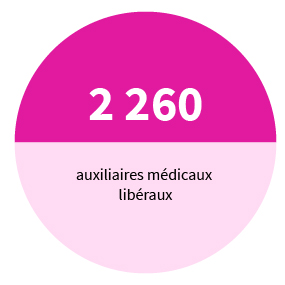 2 260 auxiliaires médicaux libéraux