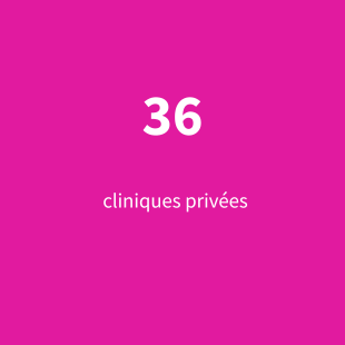 36 cliniques privées