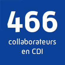 466 collaborateurs en CDI