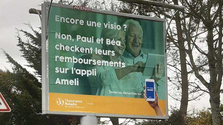 affiche campagne démarches en ligne
