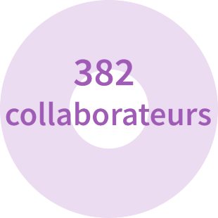 382 collaborateurs