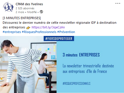 Découvrez le dernier numéro de cette newsletter régionale IDF à detination des entreprises.