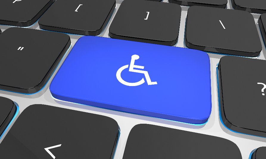 Image symbolisant l’accès des personnes handicapées au numérique