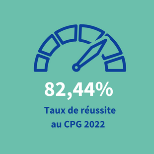 82,44 : taux de réussite CPG 2022