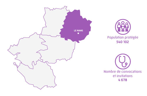 Sarthe
Population protégée : 540102
Nombre de convocations : 4678