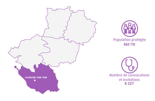 Vendée
Population protégée : 665119
Nombre de convocations : 6227